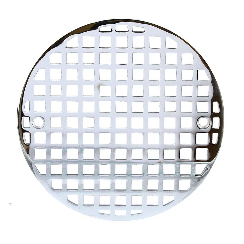 Jones Stephens C60800 6 in. Chrome Plated Round Cast Coverall Strainer