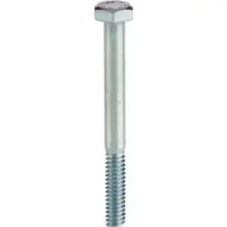 Minerallac 55012J 1/4-20 x 3/4 Tap Bolt, Hex Head, Full Thread, Grade 2, Zinc Plated