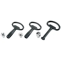 Hoffman CLKSM7 Insert and Key, Size/Dims: 7mm Square