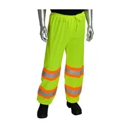 Protective Industrial Products 319-MTPLY-L/XL Class E Mesh Pant Hi-Vis Yellow L-XL