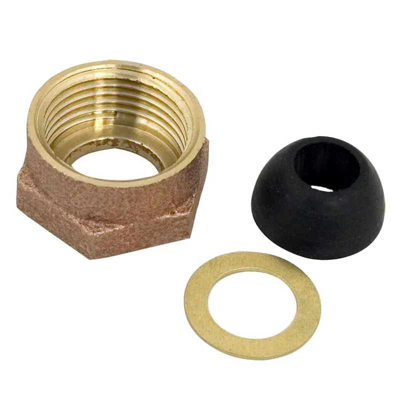 Jones Stephens C05083 5/8 x 1/2 in. Brass Ballcock Coupling Nut With Washer