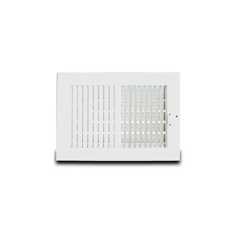 Metal-Fab MFSCR144W2 Sidewall/Ceiling Register 14X4 White 2-Way