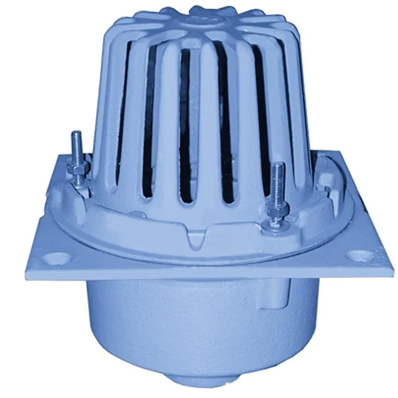 Jones Stephens R19203 3 in. No-Hub Roof Drain with 8-1/2 in. Square Pan