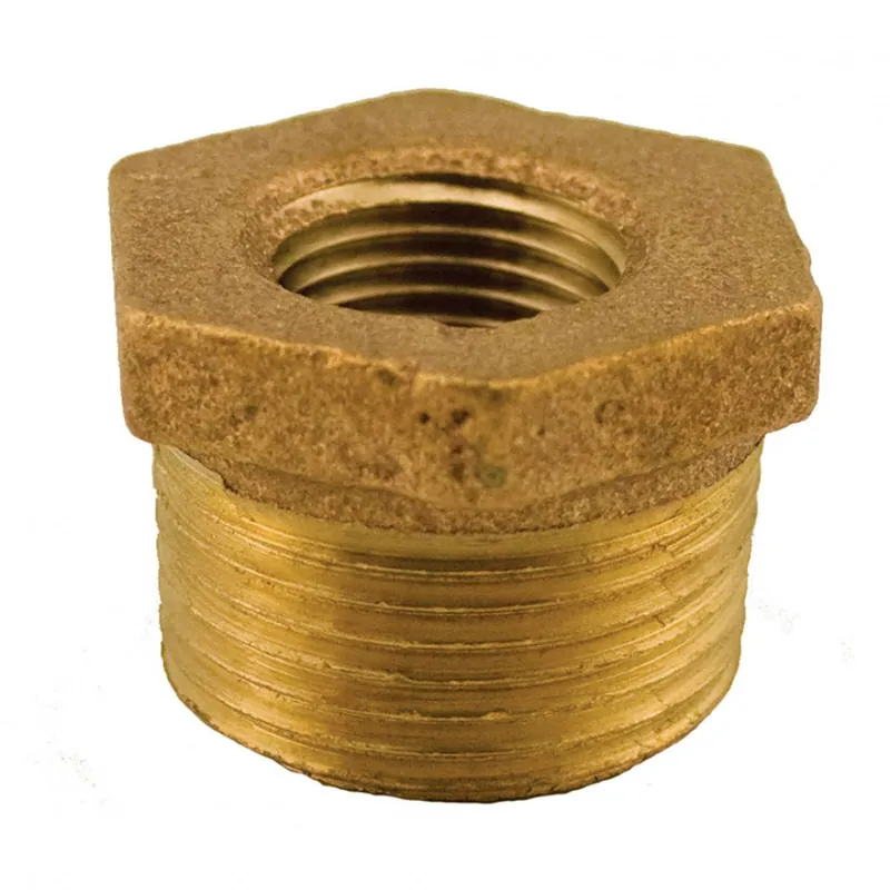 JONES STEPHENS B74206LF 3/4X1/8 BRONZE HEX BUSHING - LEAD FREE