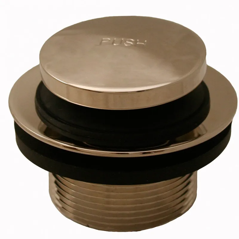 Jones Stephens P3562PN Polished Nickel Toe Touch Drain