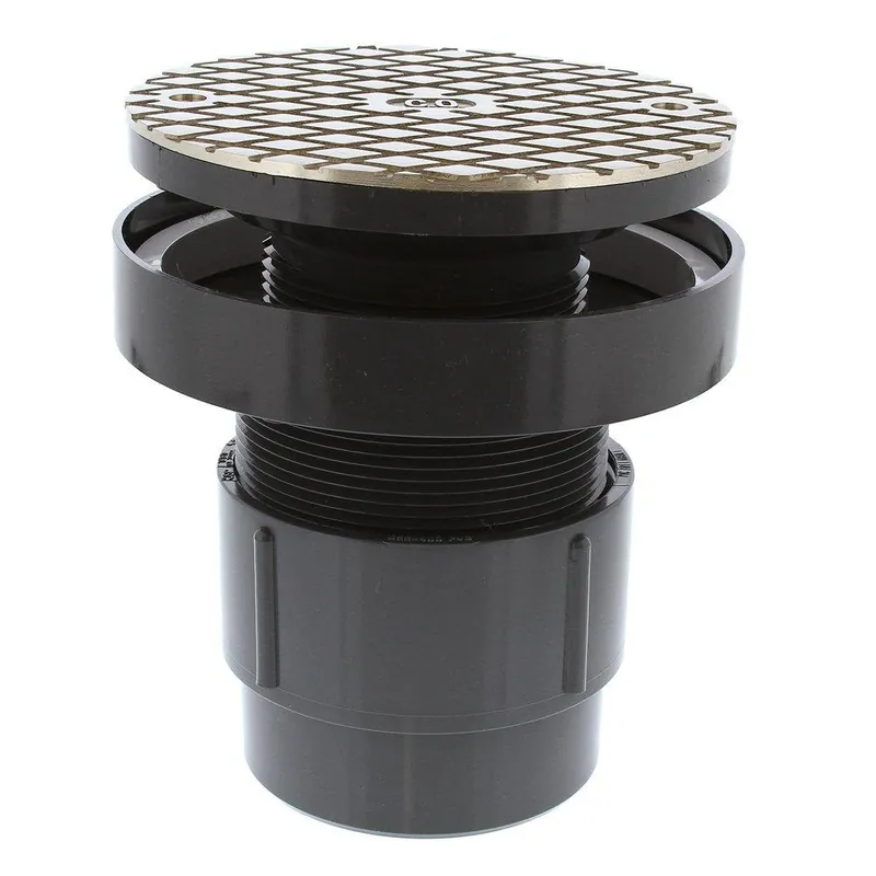 Jones Stephens D50481 3 x 4 in. IPS PVC Nickel Bronze Cover Cleanout