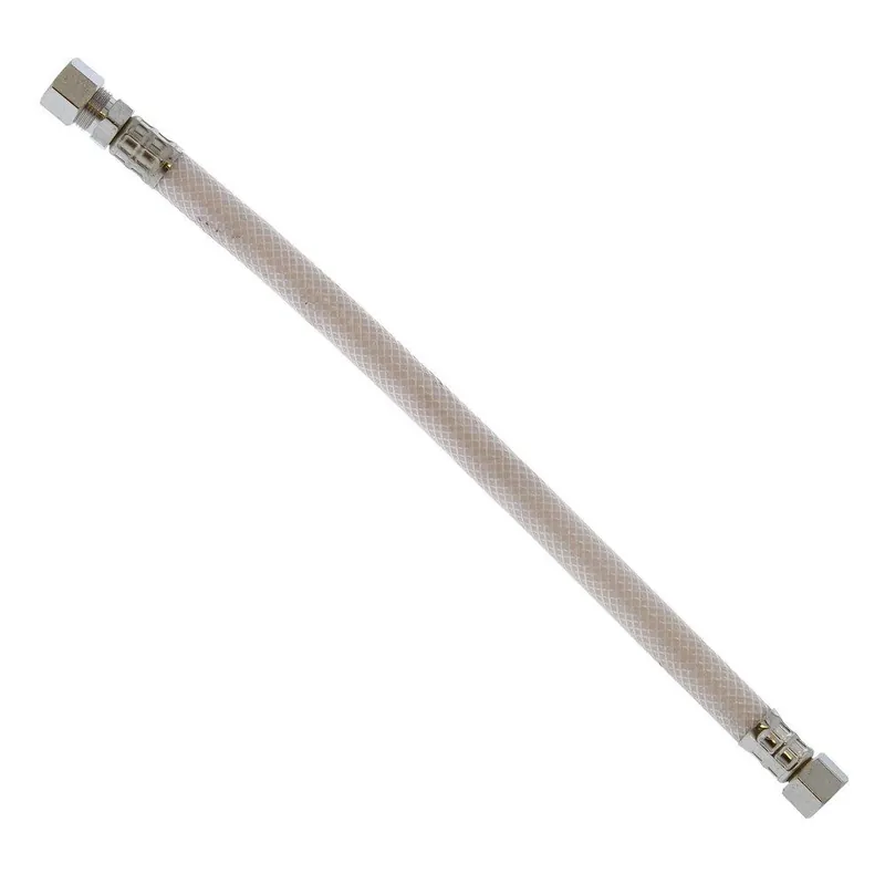 Jones Stephens S04412 3/8 x 12 In. Braided Stainless Sink Flexible Water Connector