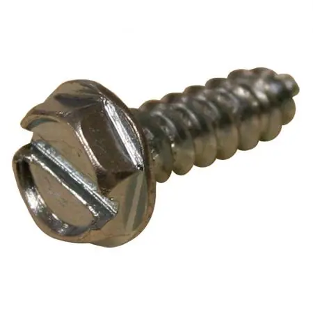 Jones Stephens F33106 #8X3/4 Hex Washer Head Tapping Screw