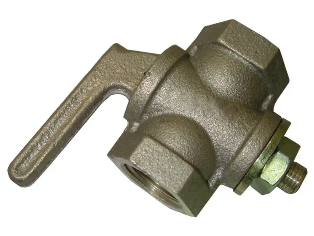 JONES STEPHENS G17025 1/4 FIP LVR HNDL GAS STOP W/CHECK