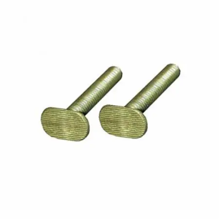 Jones Stephens C02824 5/16-18 X 2-1/4 Brass Closet Bolts