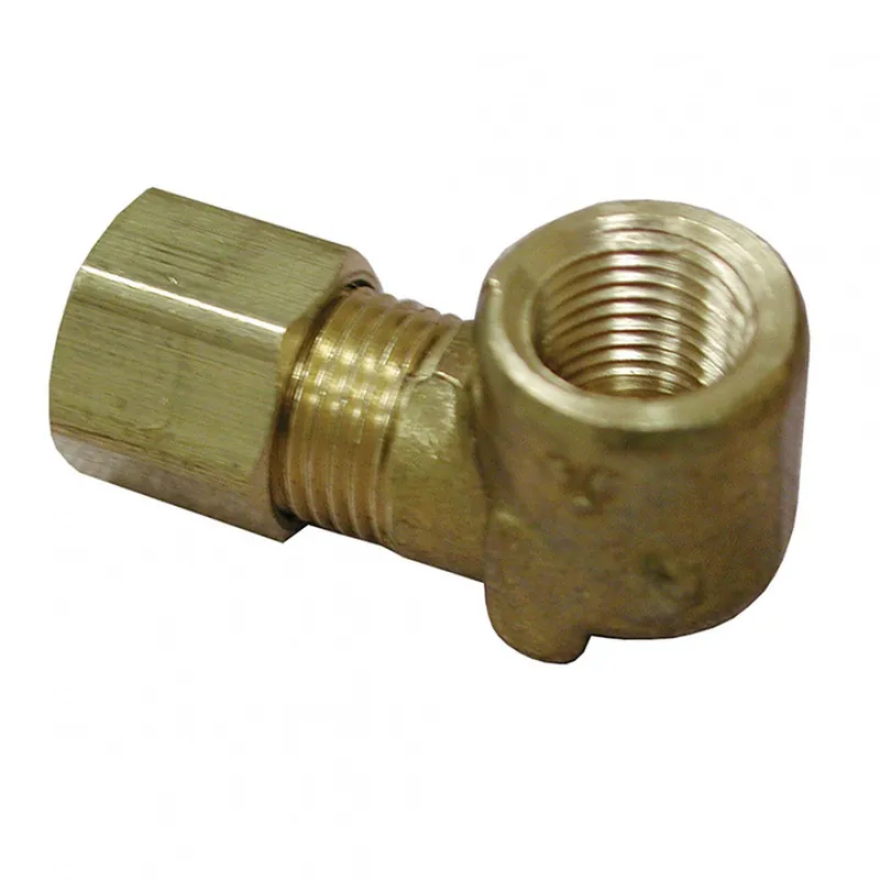Jones Stephens C74131LF (70-86) Lead Free 1/2 OD x 3/8 FIP Brass Compression Elbow