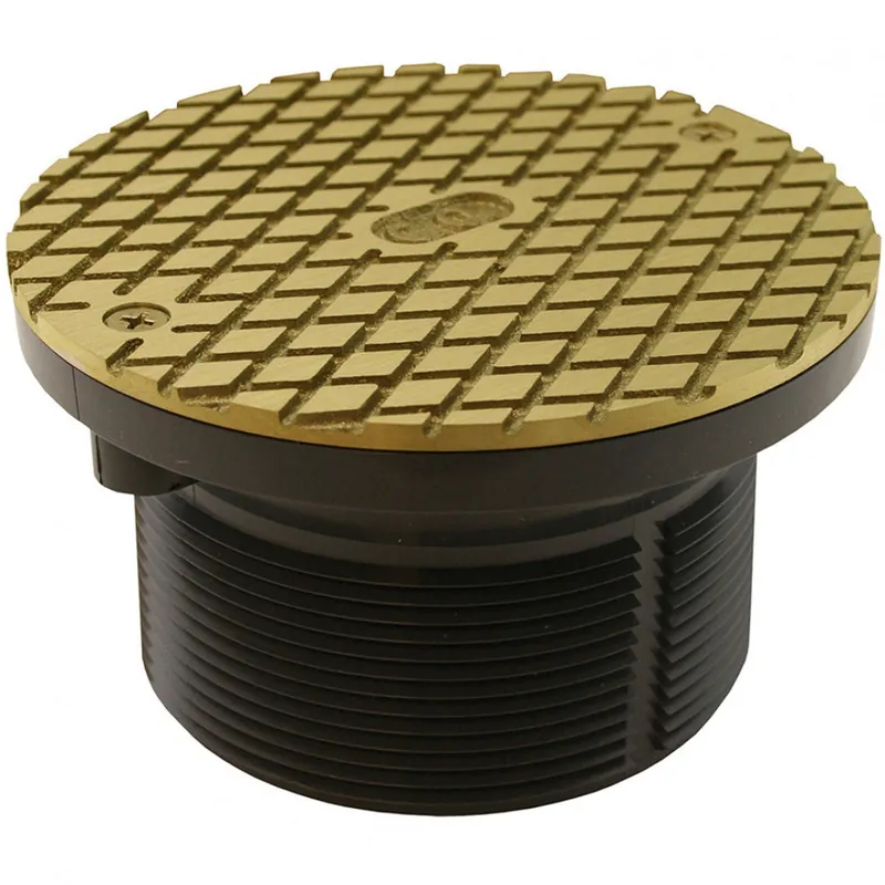 JONES STEPHENS D59914 4 PVC C/O SPUD W/PLUG & 6-1/8 PB COVER