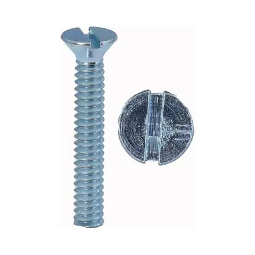 Minerallac 50132J Machine Screw, #6-32 x 2, Zinc Plated