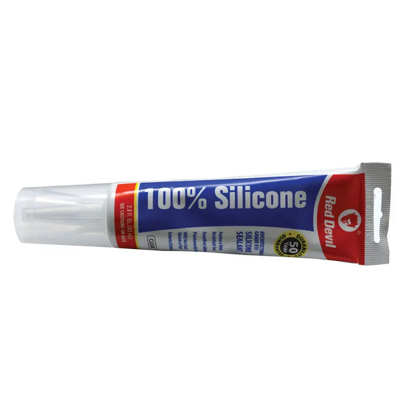 Jones Stephens J40199 100% Clear Silicone Sealant 2.8 Oz