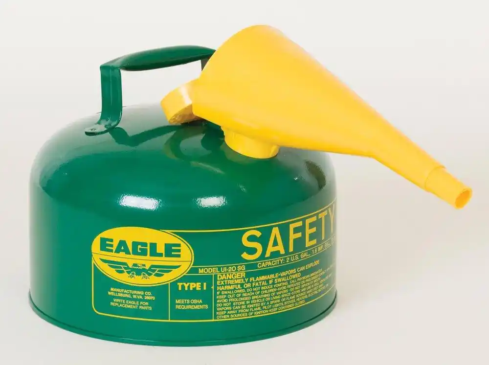 Eagle UI25SG Type I 2.5 Gal Safety Can in Green