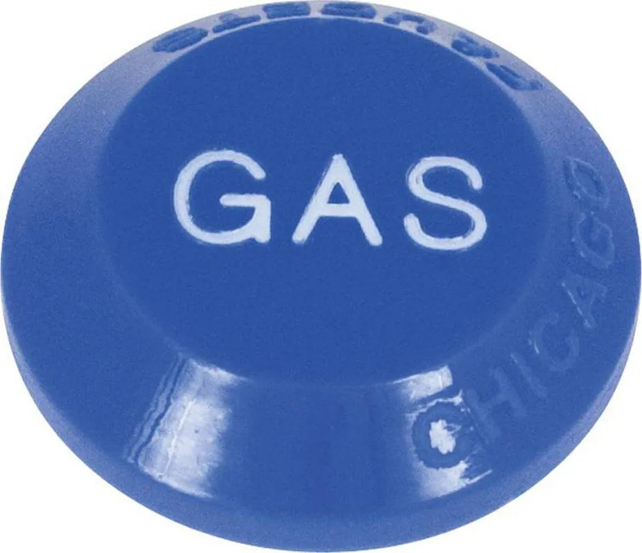 Chicago Faucets 216-328JKNF Button in Blue