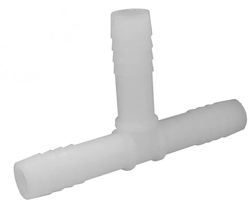Jones Stephens N11002 1/4 Nylon Hose Barb Tee