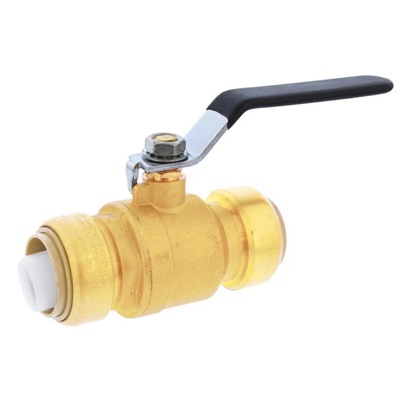 Jones Stephens C77461LF Plumbite 3/4 in. Brass Push-to-Connect 200# Ball Valve