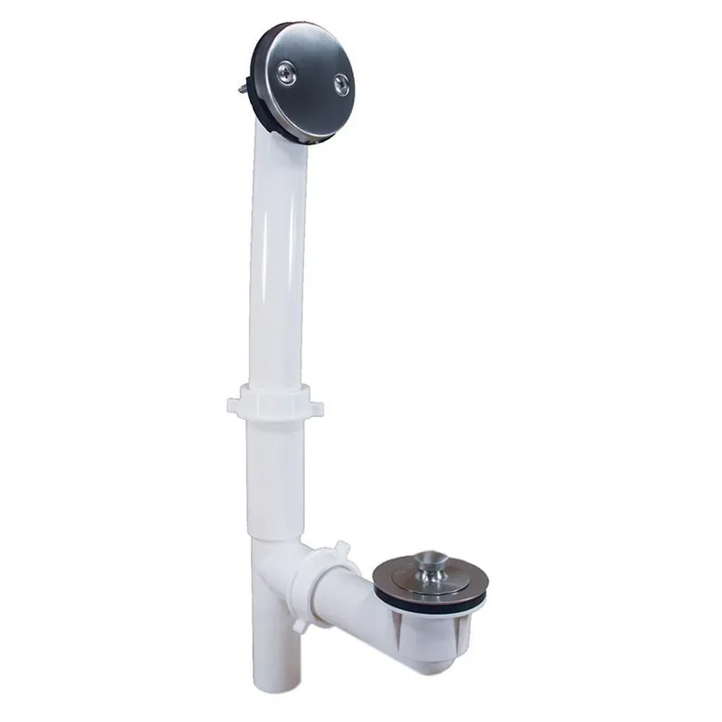 Jones Stephens P3750BN PVC Lift & Turn Drain in Brushed Nickel