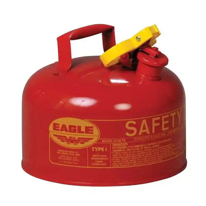 Eagle UI25S Type 1 Gasoline Safety Can 2.5 Gal