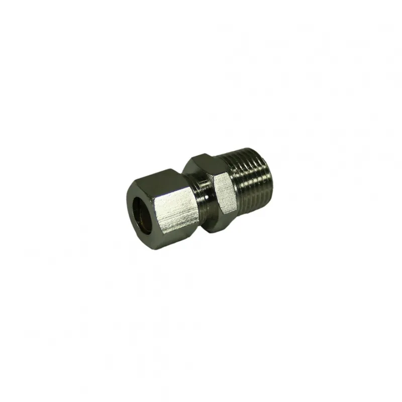 Jones Stephens N68068LF 3/8OD X 1/2MIP CP Connector - Lead Free