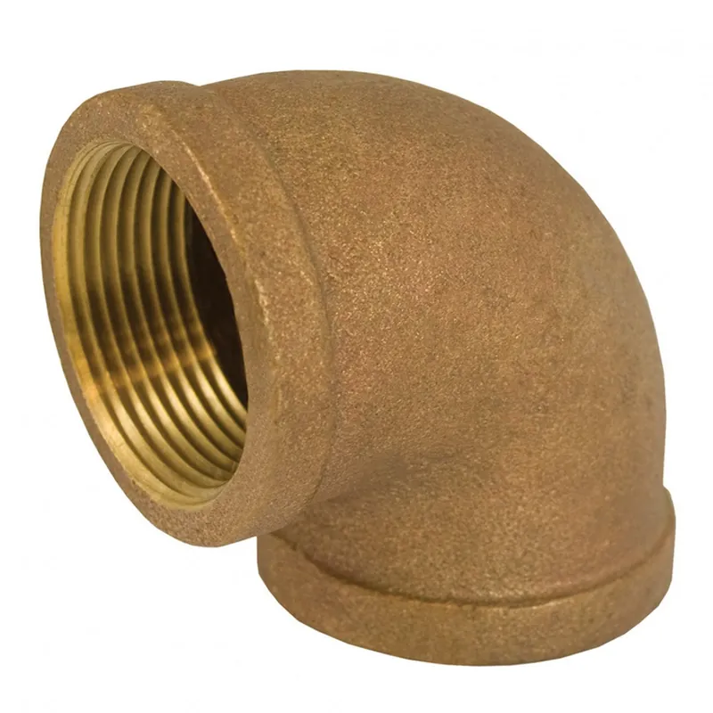 Jones Stephens B74343LF 3/4 X 1/2 Bronze Red Elbow - Lead Free