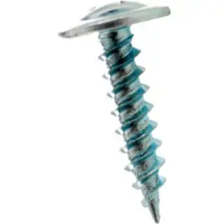 Minerallac 14809J Sheet Metal Screw 8 x 1/2 Wafer Head Phillips Zinc Plated