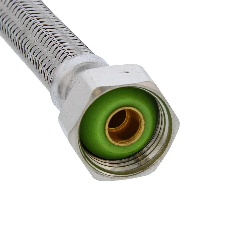 Jones Stephens S04200 3/8 x 1/2 x 9 in. Stainless Steel Toilet Flexible Water Connector