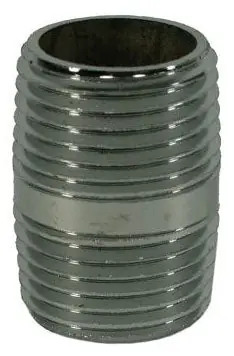 Jones Stephens N17100 CBN34XCL 3/4XClose Chrome Plated Red Nipple