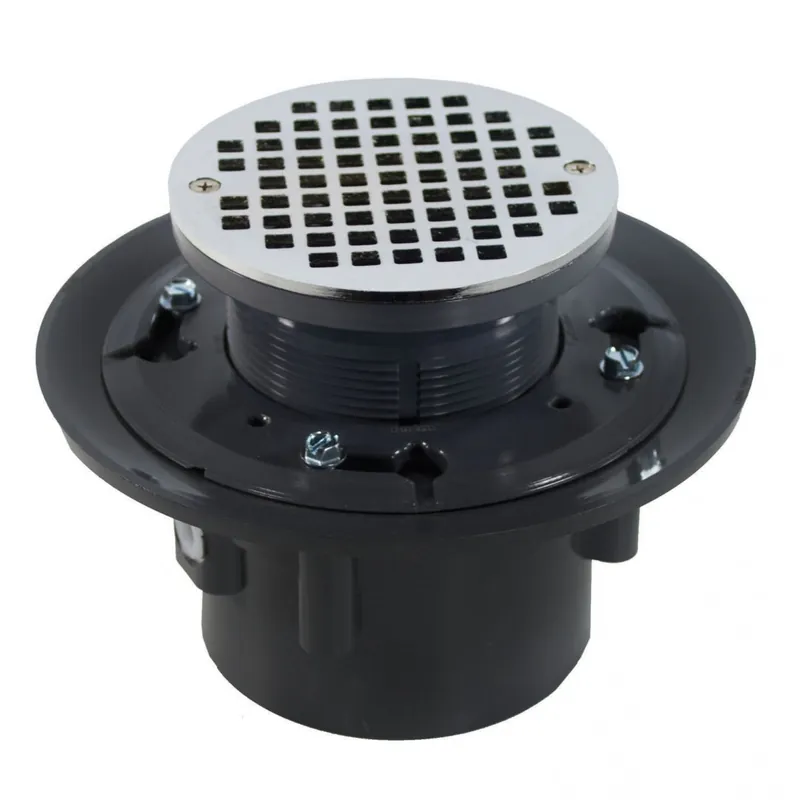 JONES STEPHENS D49133 3 X 4 PVC DRAIN W/5 CP STR (8-1/2)