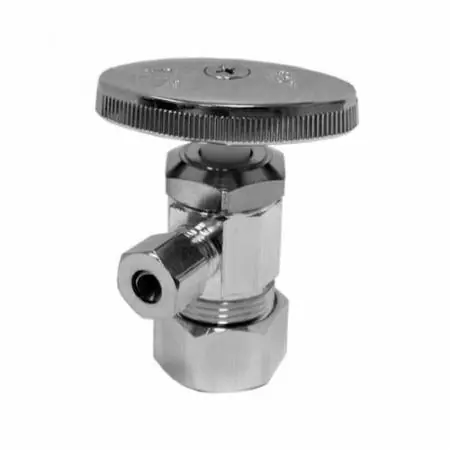 JONES STEPHENS S10324 5/8OD X 1/4OD CHR ANGLE SPLY STOP - LEAD FREE