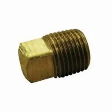 Jones Stephens B74301LF 1/8 Bronze Sq Head Solid Plug - Lead Free