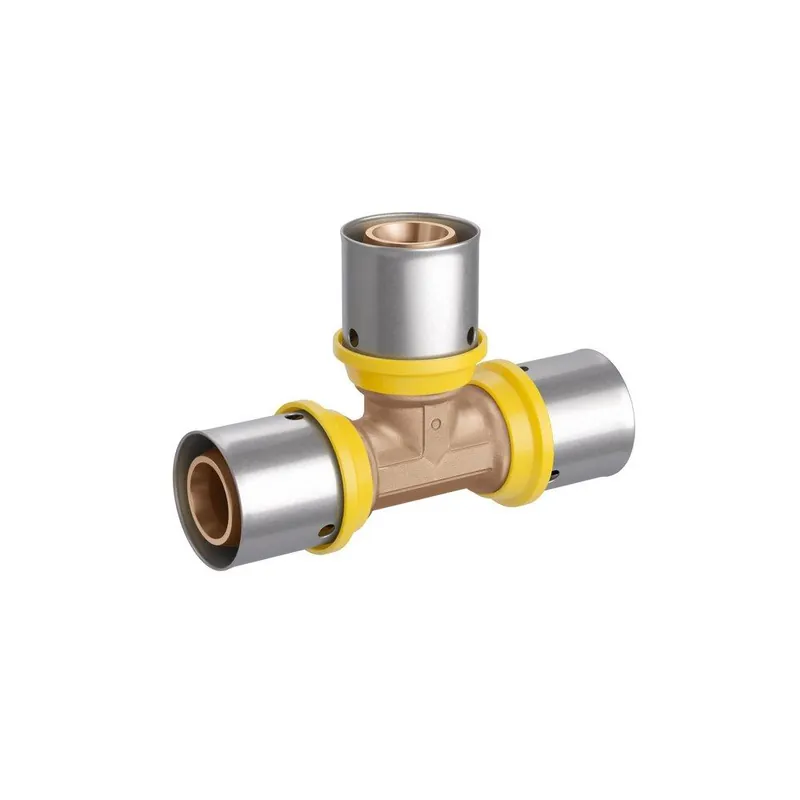 Jones Stephens PT16 PEXALGAS 3/8 in. Brass Tee