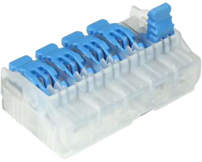 Ideal Industries 30-10L25 Lever Connector, 5-Port, 75/Box