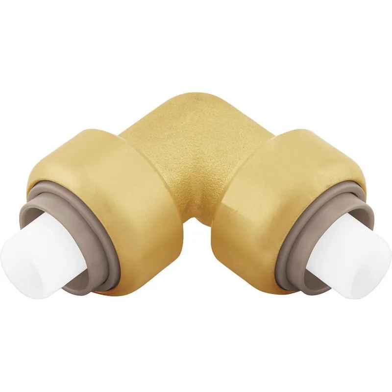 Jones Stephens C77426LF Plumbite 3/4 in. Brass Push 90 Degree Elbow