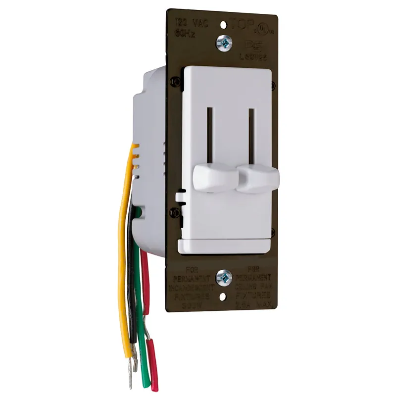 Pass & Seymour LSDC-16WV Fan Control Switch 300W 1-Pole Dimmer