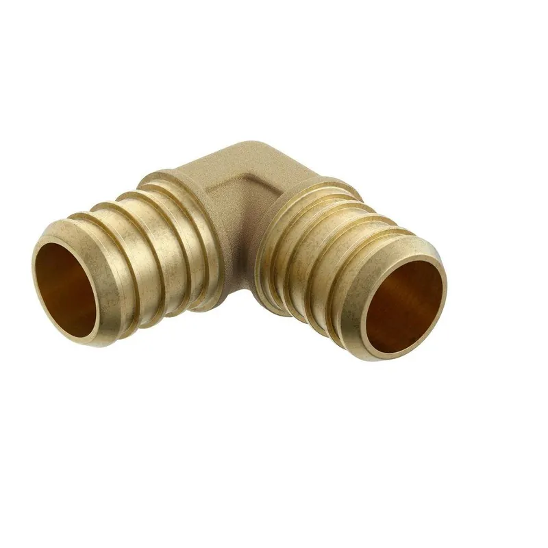 Jones Stephens C76008LF 1/2 in. Brass PEX Crimp 90° Elbow