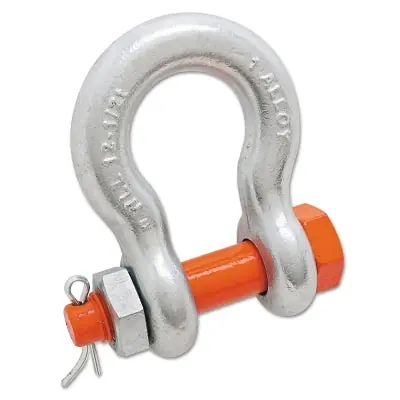 CAMPBELL 5391295 Alloy Anchor Galvanized Shackles 7 Tons 3/4 in Bail Size