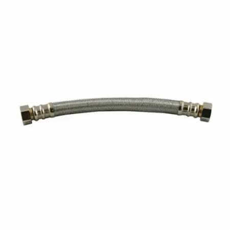 JONES STEPHENS S04350 3/4X3/4 FIP X 12 SS WATER HEATER CONN