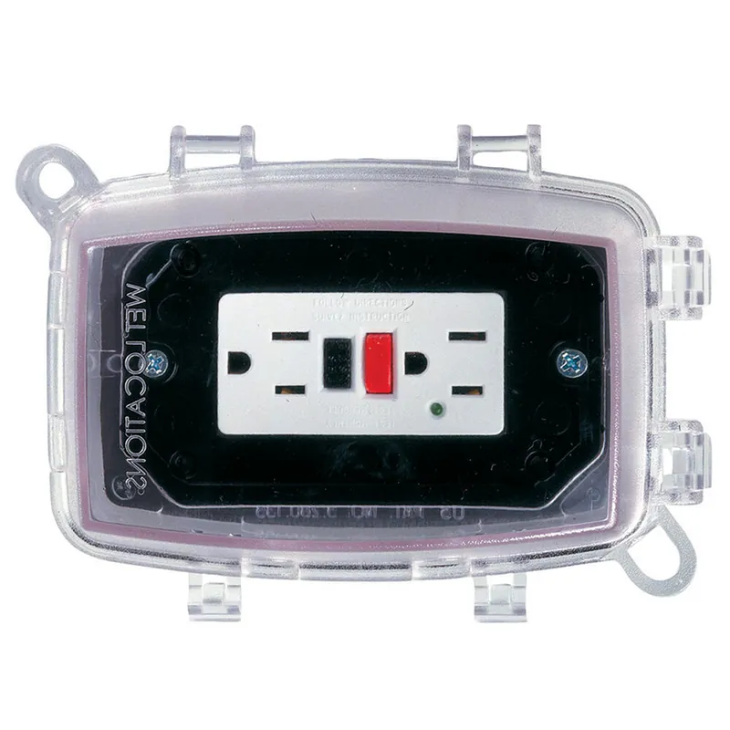 Intermatic WP1100C 1-Gang Horizontal/Vertical Hinge 2-3/4 Inch Receptacle Cover with Guard Insert