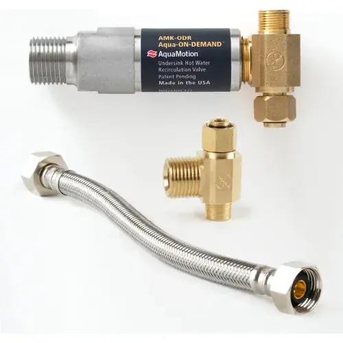 AquaMotion AMK-ODR AquaMotion Superflow Valve Kit, 1/2 MNPS Inlet Connection, Stainless Steel & Bronze