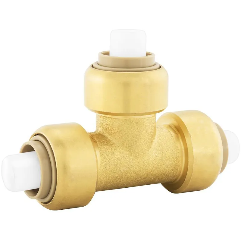 Jones Stephens C77440LF Plumbite 1/2 in. Push Global Brass Tee