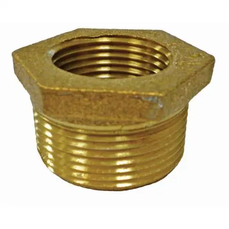 Jones Stephens B74228LF 2X3/4 Bronze Hex Bushing Lead Free