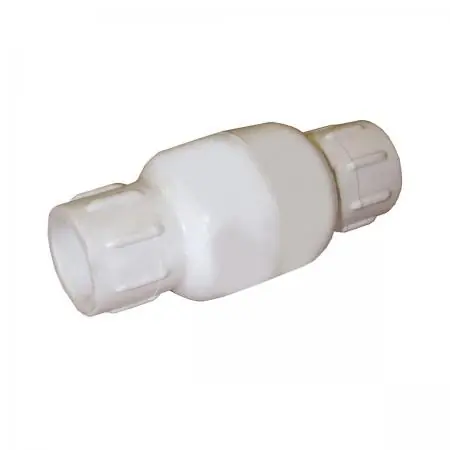JONES STEPHENS CORP C30050 1/2 SOCKET PVC CHECK VALVE
