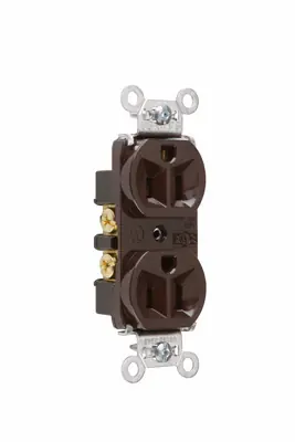Pass & Seymour 5262 Duplex Straight Blade Receptacle 15 Amp 125 Volt