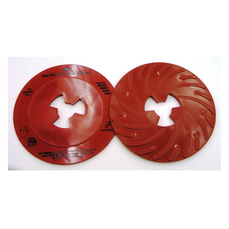 3M 7000028419 Disc Pad Face Plate 7 in Extra Hard Density Ribbed