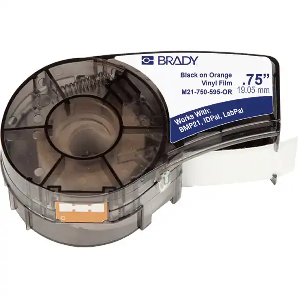 Brady 142804 BMP21 Mobile Printer Indoor/Outdoor Vinyl Labels