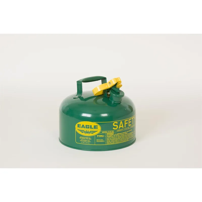 Eagle UI20SG Type I Safety Can 2 Gallon Green