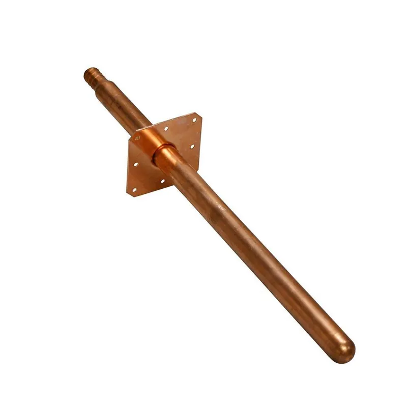 Jones Stephens S72017 1/2 x 12 in. F1807 Copper Stub Out Straight Close End with Mounting Flange