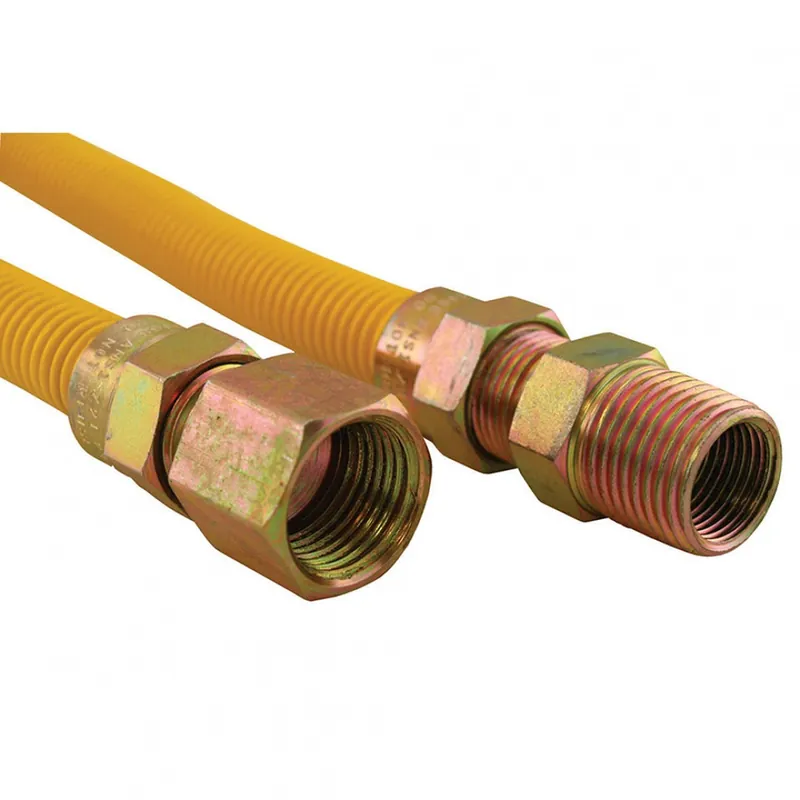 JONES STEPHENS G70154 3/8 ODX72 Gas Con 3/8 FIP X 1/2 MIP Coat